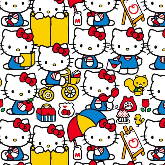 Hello Kitty&#xAE; At Play Cotton Fabric